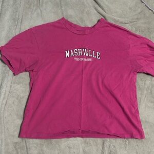 Nashville Tennessee Pink Women's Top